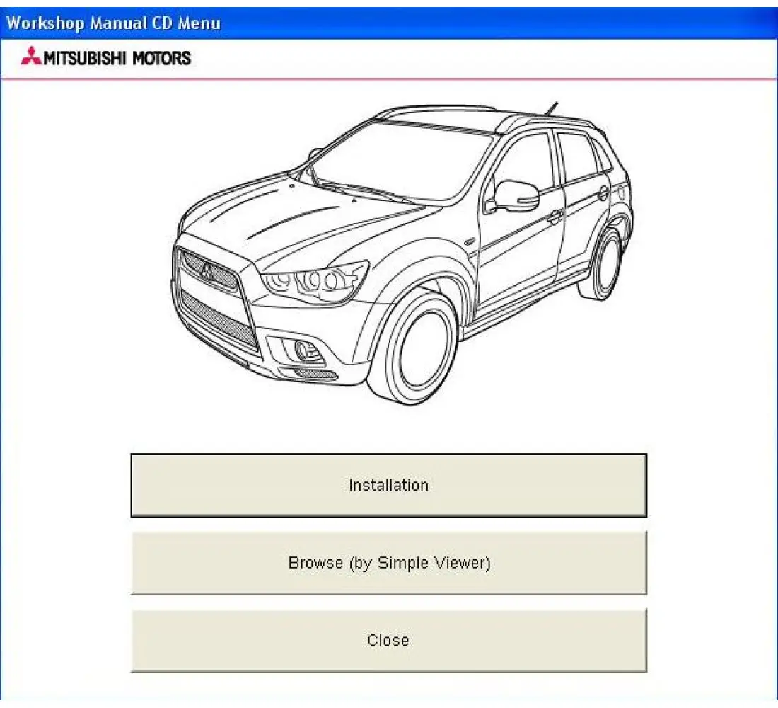 2012 MITSUBISHI ASX SERVICE LIGHT RESET visual data 5